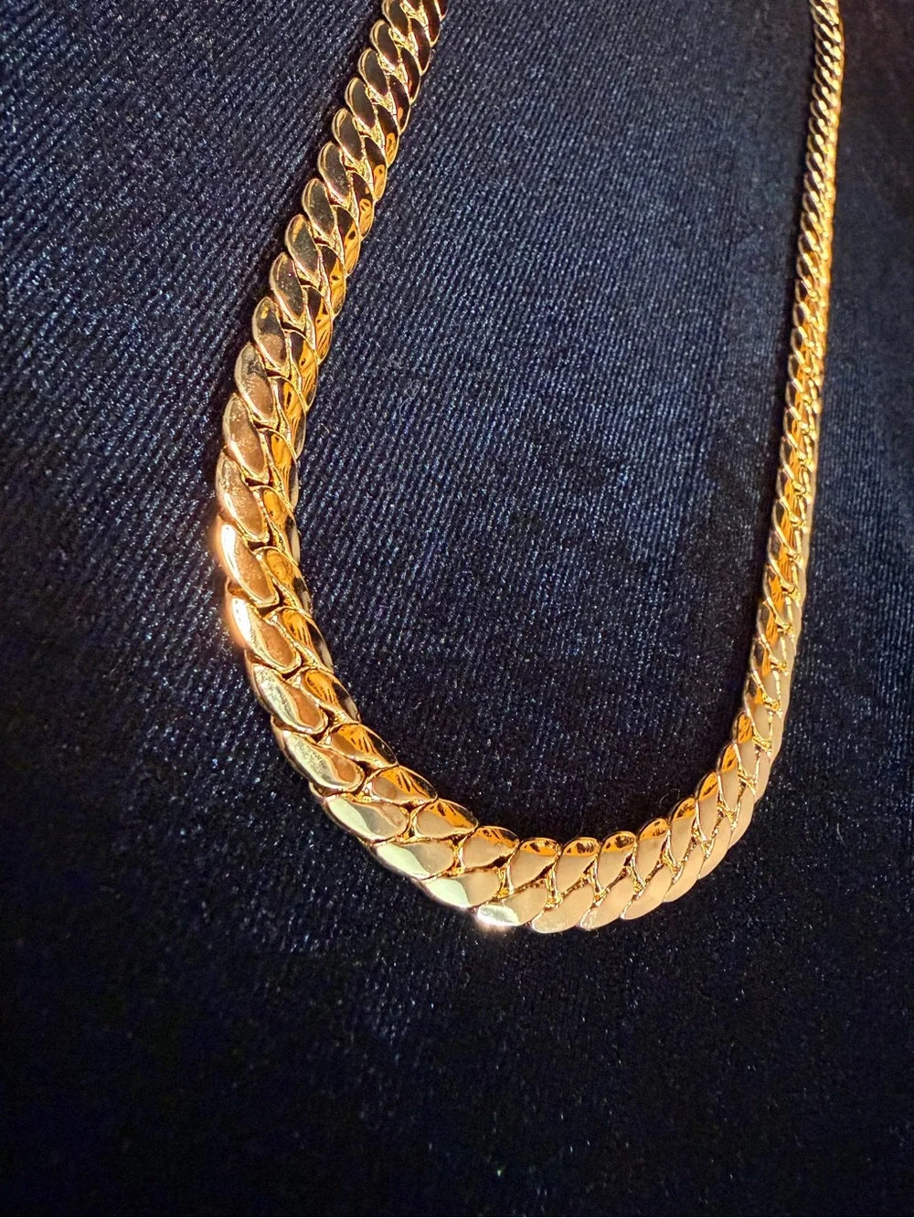 Miami Cuban 14K Stamped Gold Filled 20in 7.5 MM necklace W/box lock. BRAND NEW